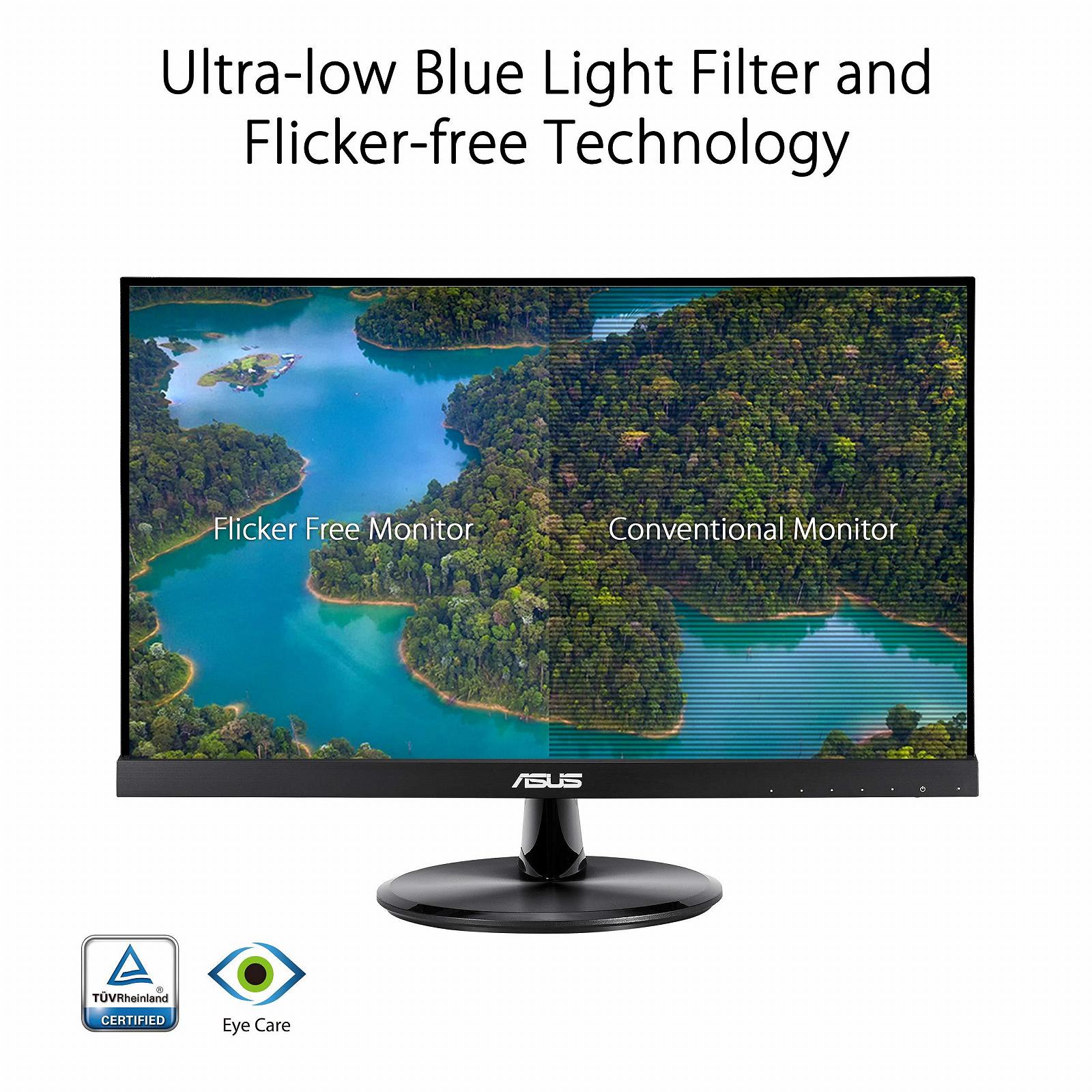 Монитор ASUS Eye Care VP229HE 21.5 дюйма Full HD 75 Гц 5мс GtG Adaptive Sync & FreeSync IPS HDMI D-Sub Безрамочный, фото №4