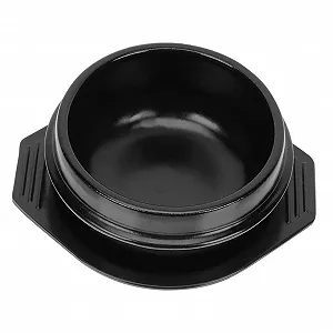 Горшок VALICLUD Dolsot керамический с поддоном для бибимбапа супов и тушения термостойкий - Фото 1