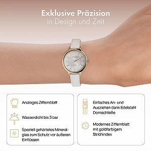 Женские часы Just Watch JW047 Кожа Аналоговые Кварцевые JW10043 synthetic.ua - Фото 1