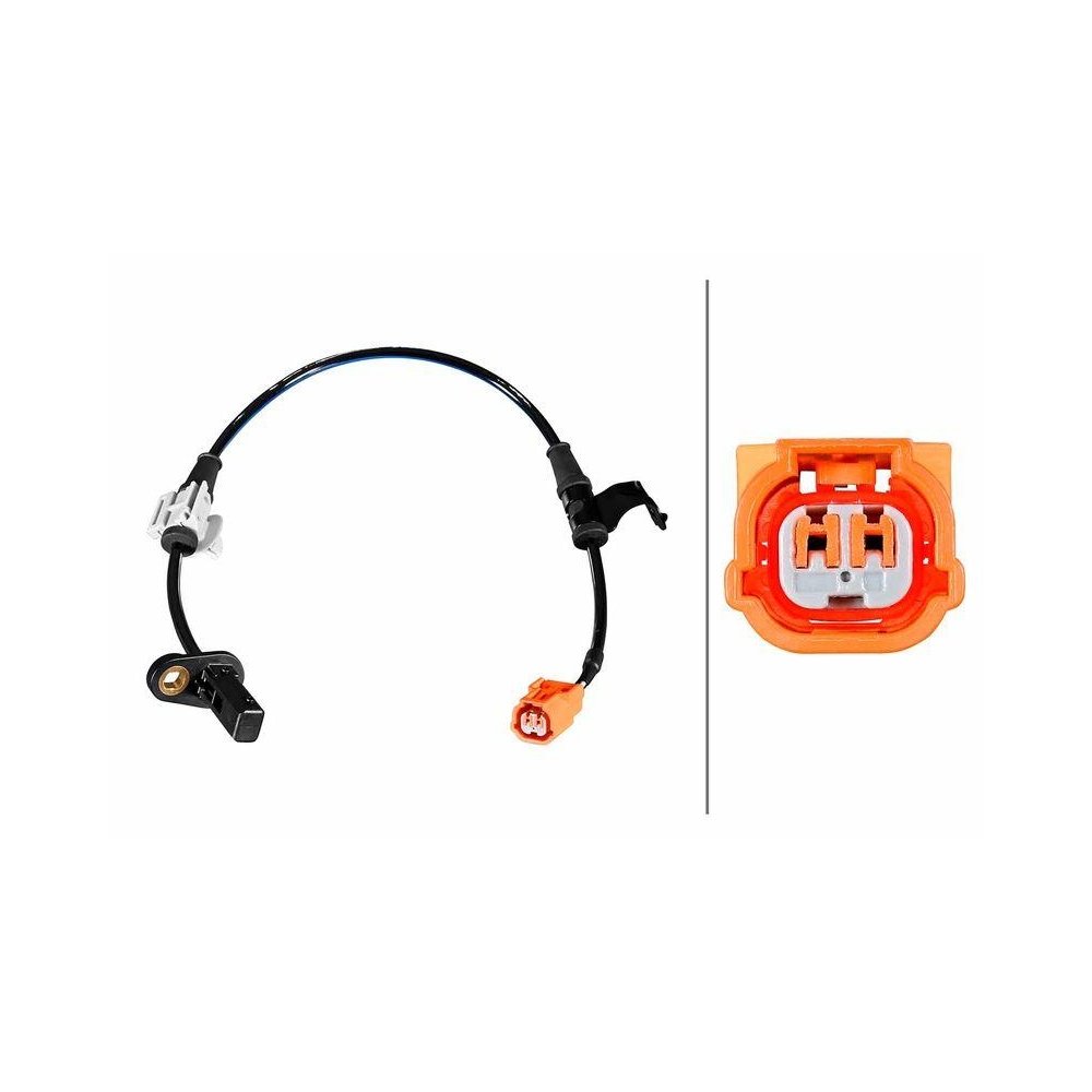 Датчик частоти обертання колеса HELLA 6PU 358 217-491 для HONDA, задня вісь, фото №1