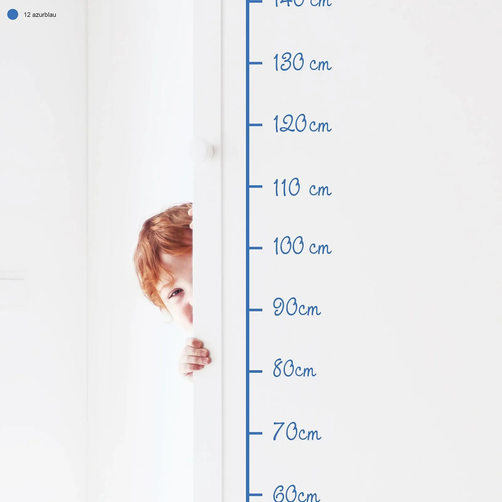 Наклейка ростомер Wandtattoo Loft 40 - 180 см 30 цветов, фото №5