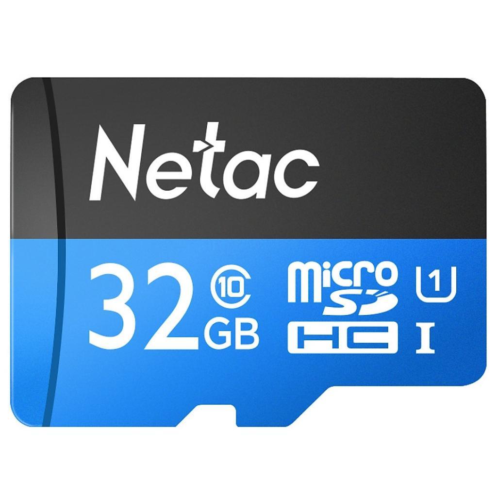 Карта памяти Netac 32GB microSD class 10 UHS-I U1 (NT02P500STN-032G-S), фото №1