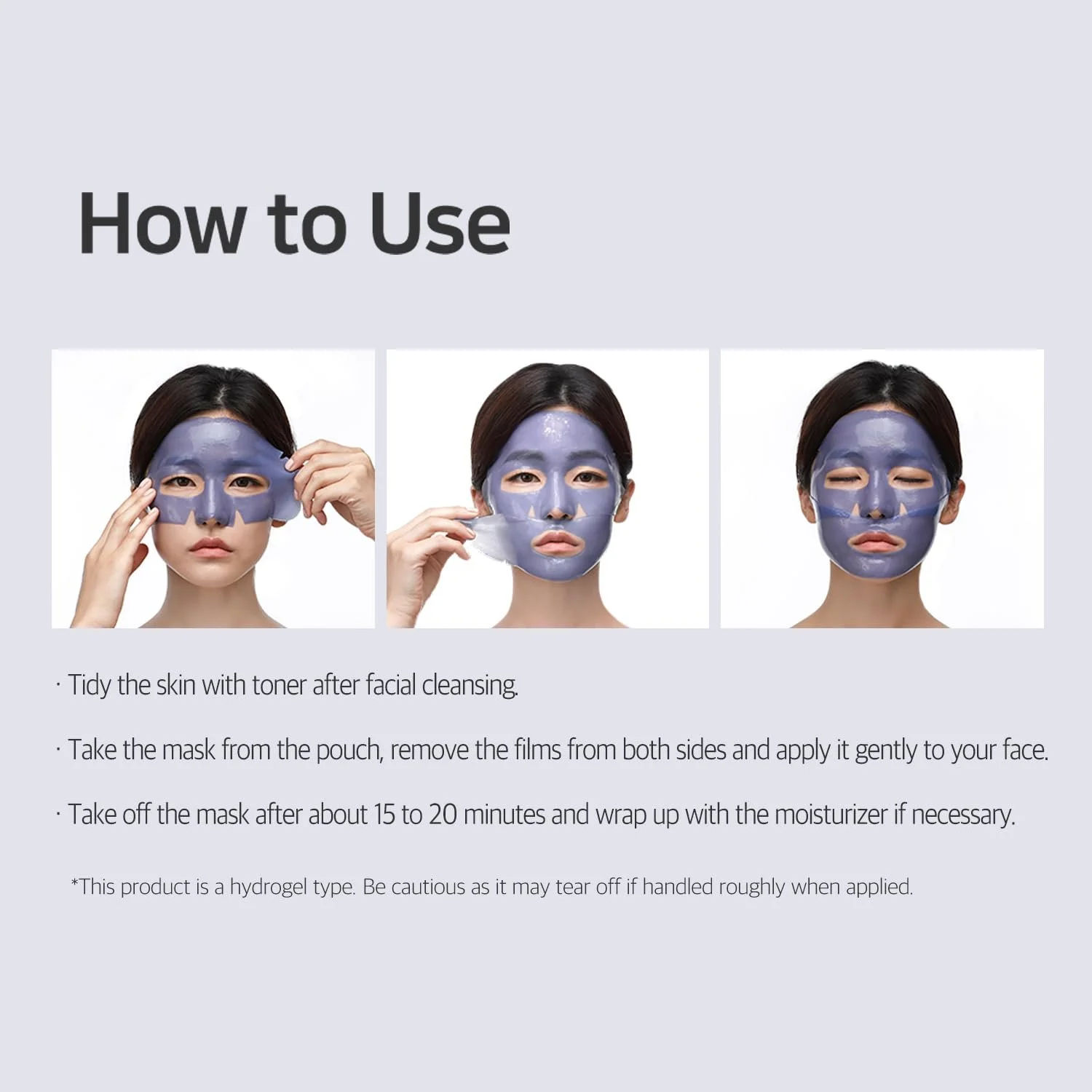 Гідрогелева маска для обличчя Petitfee Agave Cooling (5), фото №8