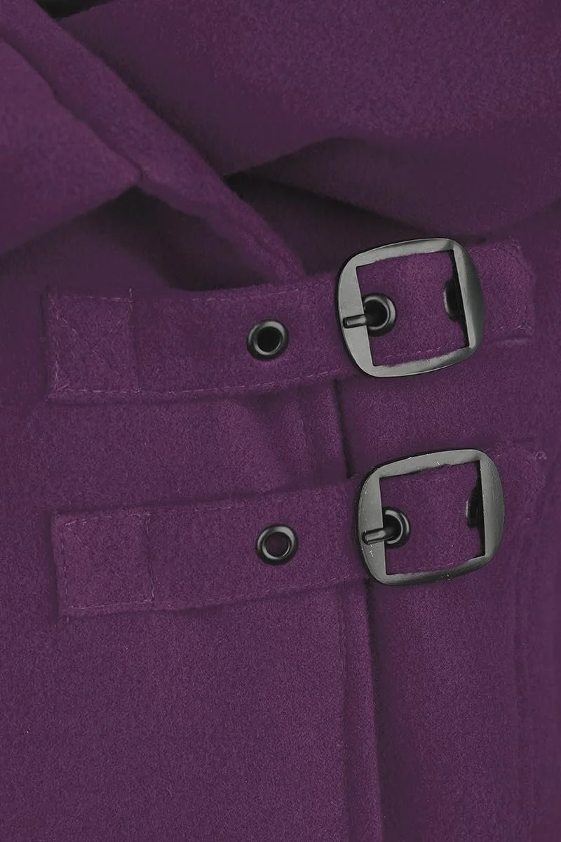 Пальто Gothicana by EMP Мереживне, фіолетове, фото №4