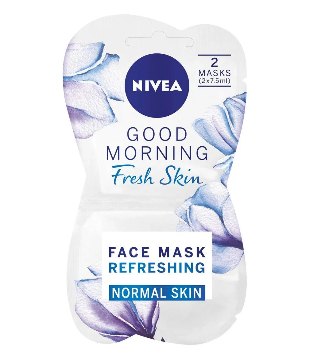 Маска для обличчя NIVEA Good Morning Fresh Skin Refreshing з алое вера та вітаміном Е, 24 шт, фото №1