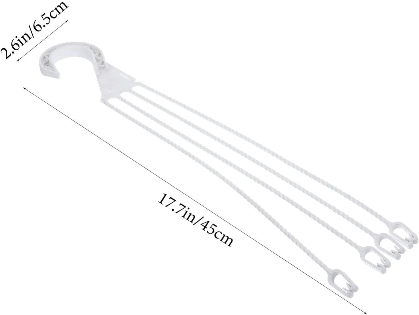 Цепь для подвесных корзин Pack of 5 Plastic White, фото №5