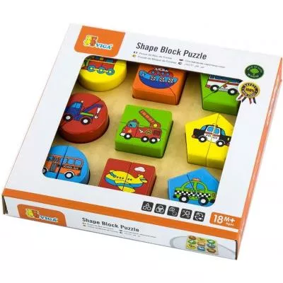 Развивающая игрушка Viga Toys формы транспорт 59586, фото №2