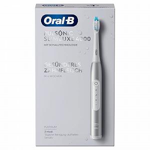 Зубна щітка електрична звукова Oral-B Pulsonic Slim Luxe 4000 Platinum та змінні головки Pulsonic Clean, 2 шт. (в упаковці 1 шт.) synthetic.ua - Фото 1