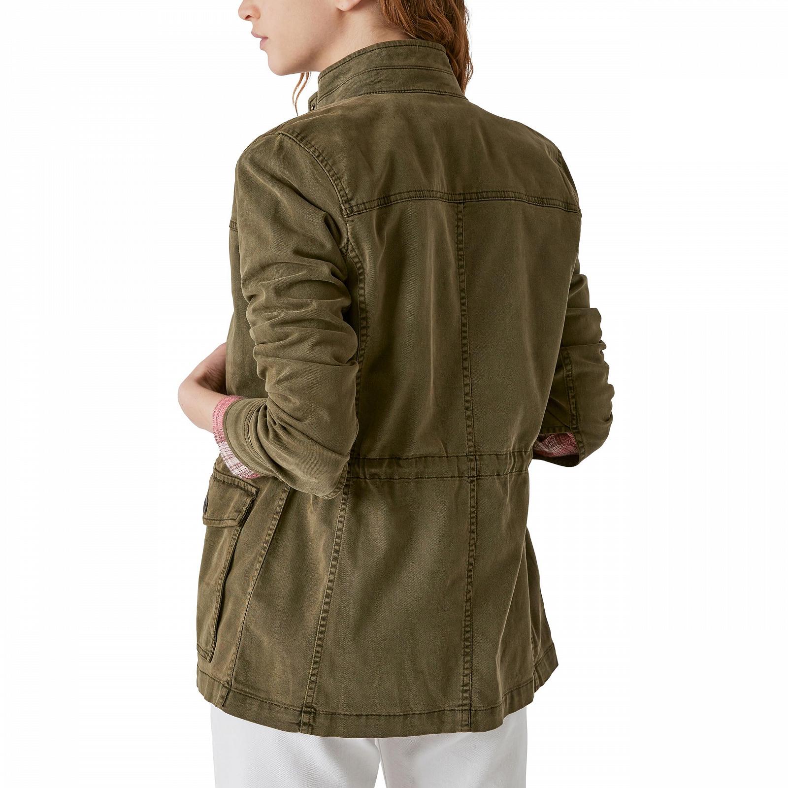 Жіноча Куртка Lucky Brand Utility з довгими рукавами та двома кишенями на ґудзиках, фото №2
