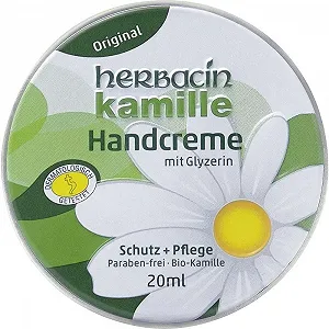 Крем для рук Herbacin Original Chamomile 4 x 20 мл Зволожує та захищає ціна на synthetic.ua - Фото 1 Крем для рук Herbacin Original Chamomile 4 x 20 мл Зволожує та захищає synthetic.ua - Фото 1