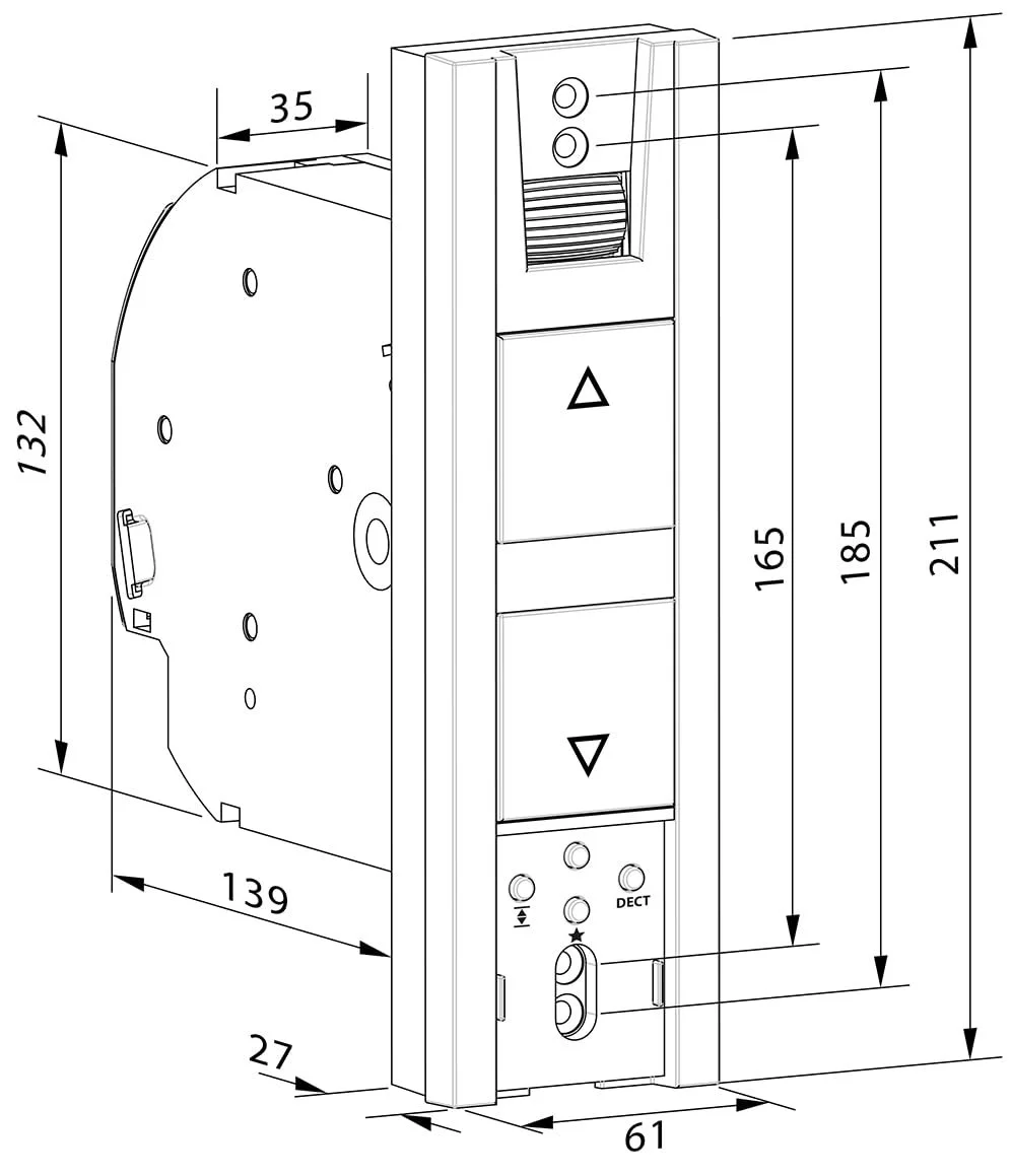 Електронний намотувач HOMEPILOT RolloTron Pure DECT Білий, фото №3 Електронний намотувач HOMEPILOT RolloTron Pure DECT Білий, фото №3