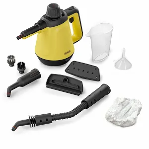 Купити Пароочисник HEINRICHS Ручний, 400 мл, 3.5 бар, 5 м, для автомобіля, кухні, ванної кімнати, оббивки, підлоги - Фото 1 Пароочисник HEINRICHS Ручний, 400 мл, 3.5 бар, 5 м, для автомобіля, кухні, ванної кімнати, оббивки, підлоги - Фото 1