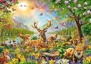 Детский пазл Ravensburger 13352 Graceful Deer Family 200 элементов для детей от 8 лет цена на synthetic.ua - Фото 1 Детский пазл Ravensburger 13352 Graceful Deer Family 200 элементов для детей от 8 лет synthetic.ua - Фото 1