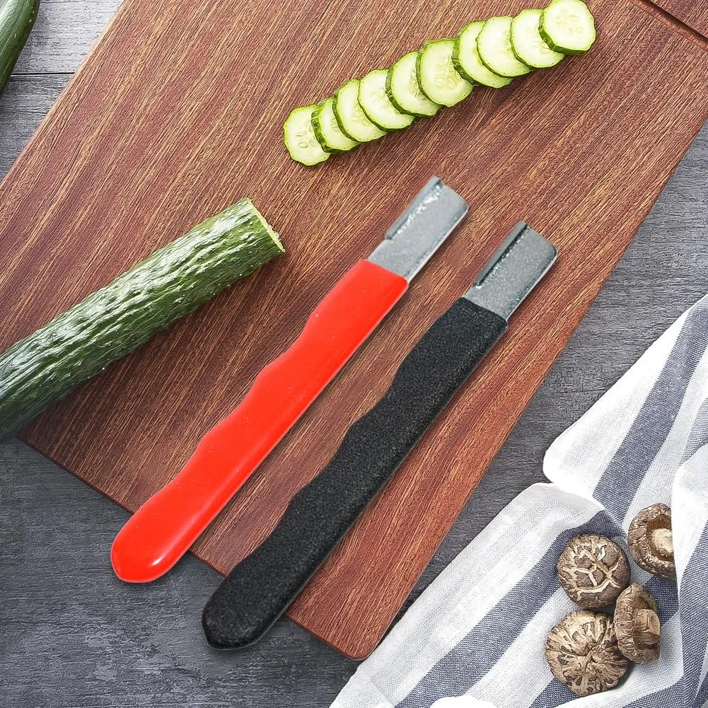 Точилка для ножів портативна з нержавіючої сталі із захисною кришкою, фото №3