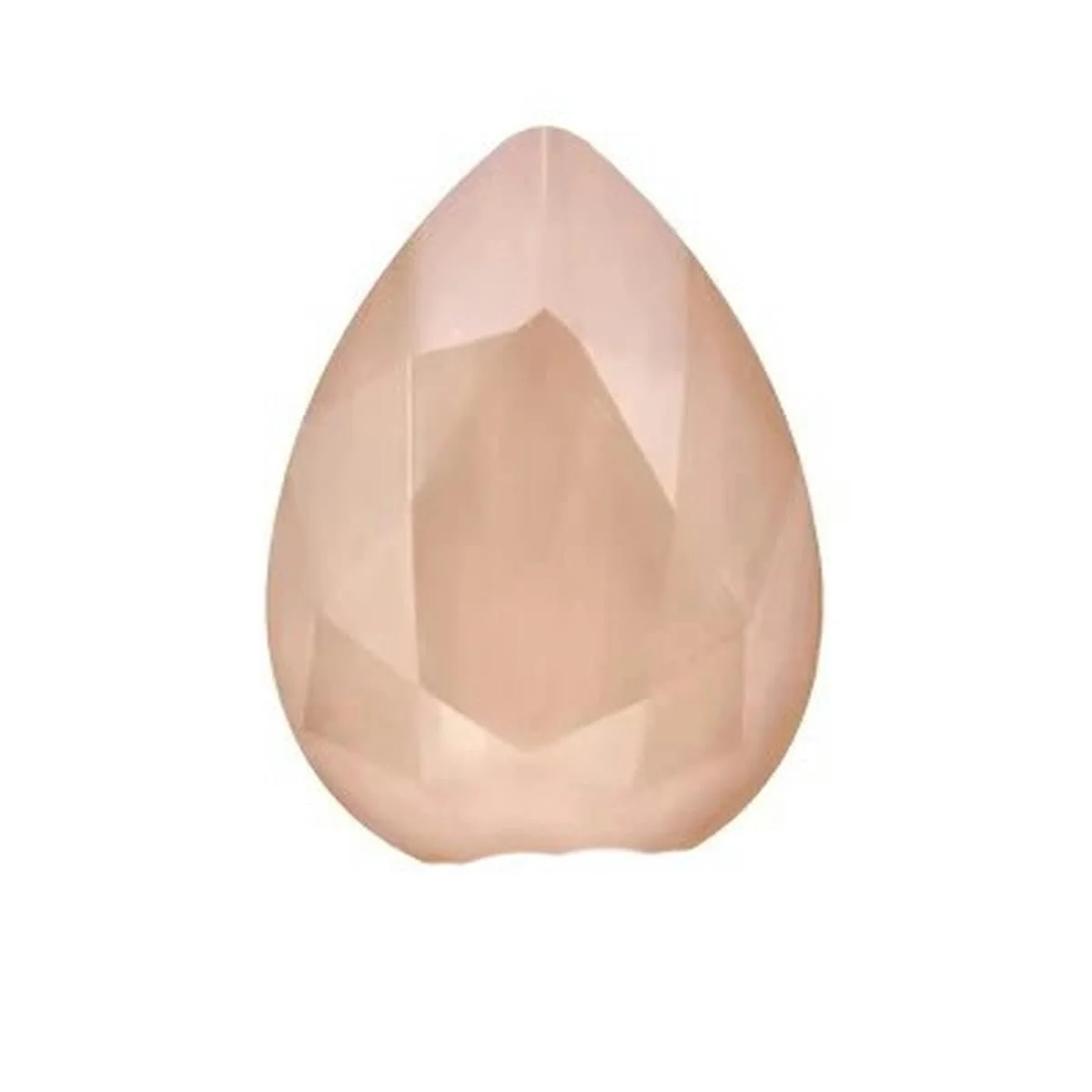 Стрази Яскраві кристали всіх розмірів, блискучі перлини, світло-персиковий, 13 x 18 мм, 24 шт, фото №1