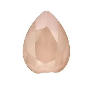 Стрази Яскраві кристали всіх розмірів, блискучі перлини, світло-персиковий, 13 x 18 мм, 24 шт - Фото 1