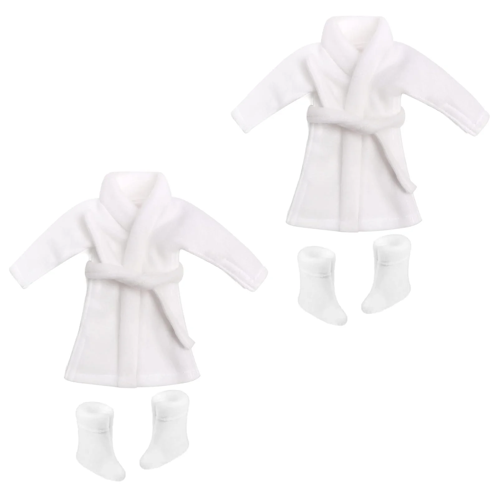 Набор Рождественский эльф Халат Белый, фото №1