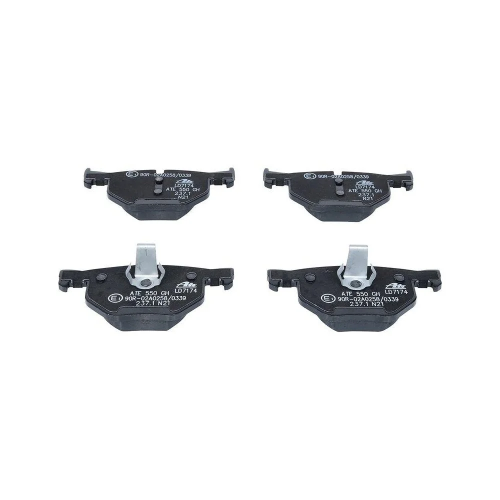 Комплект гальмівних колодок, дискове гальмо ATE Ceramic 13.0470-7174.2 для BMW, фото №1