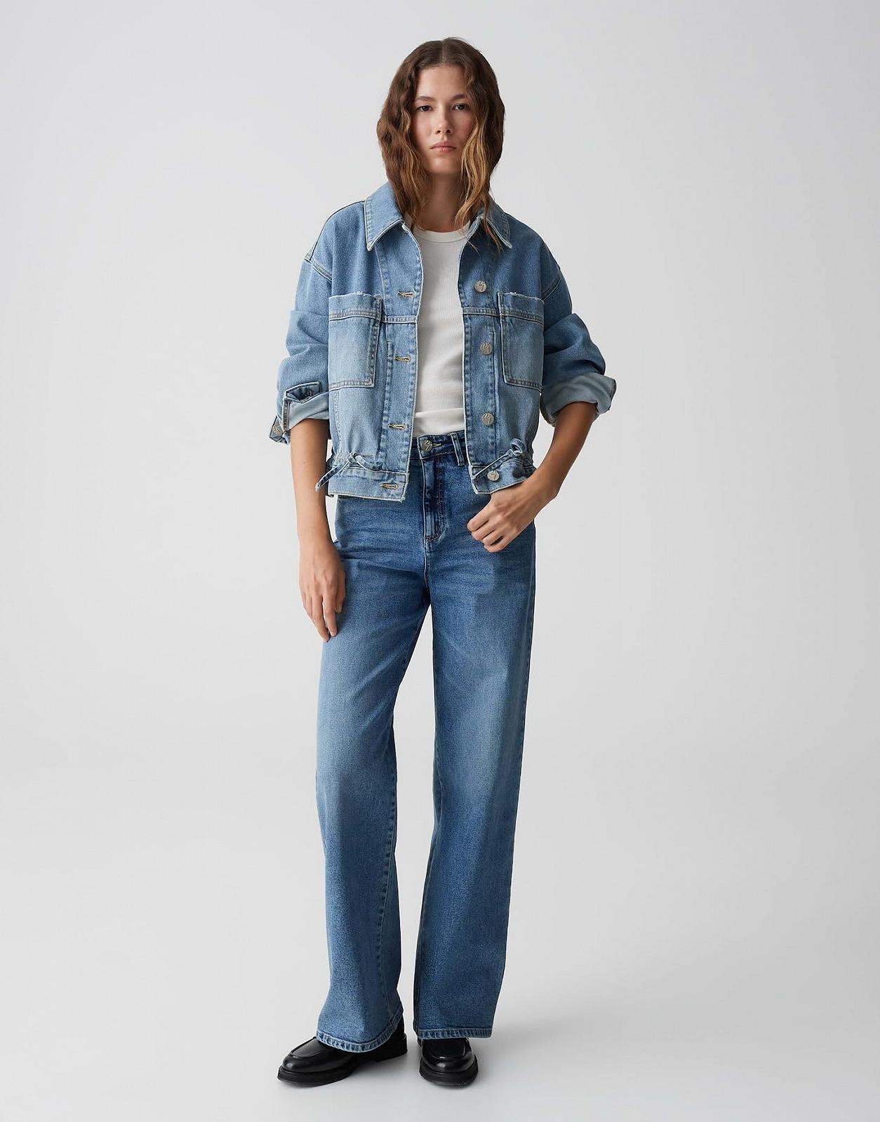 Джинсовая куртка OPUS Hemely Loose из смеси хлопка BCI, фото №7