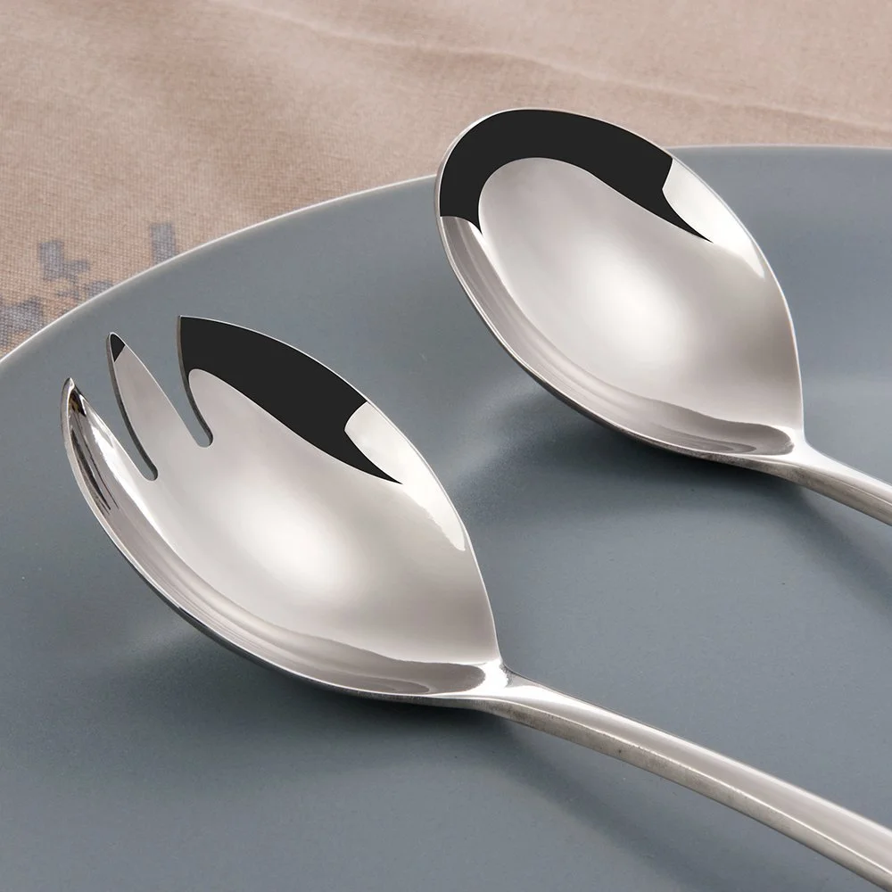 Ложка/Вилка для салату Bon 20 см, нержавіюча сталь 304, фото №2