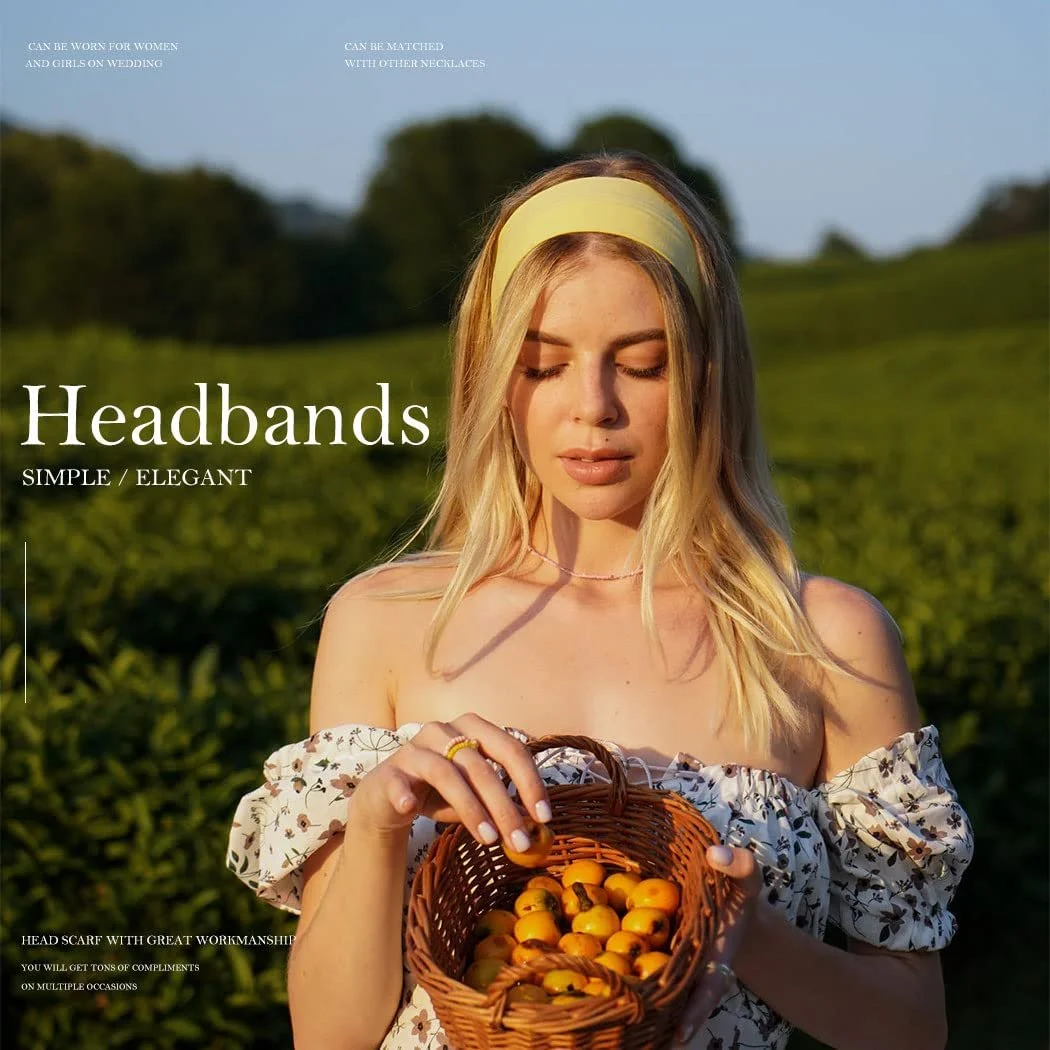 Пов'язка на голову в стилі бохо Zoestar Квітковий принт, червоний, фото №7 Пов'язка на голову в стилі бохо Zoestar Квітковий принт, червоний, фото №7