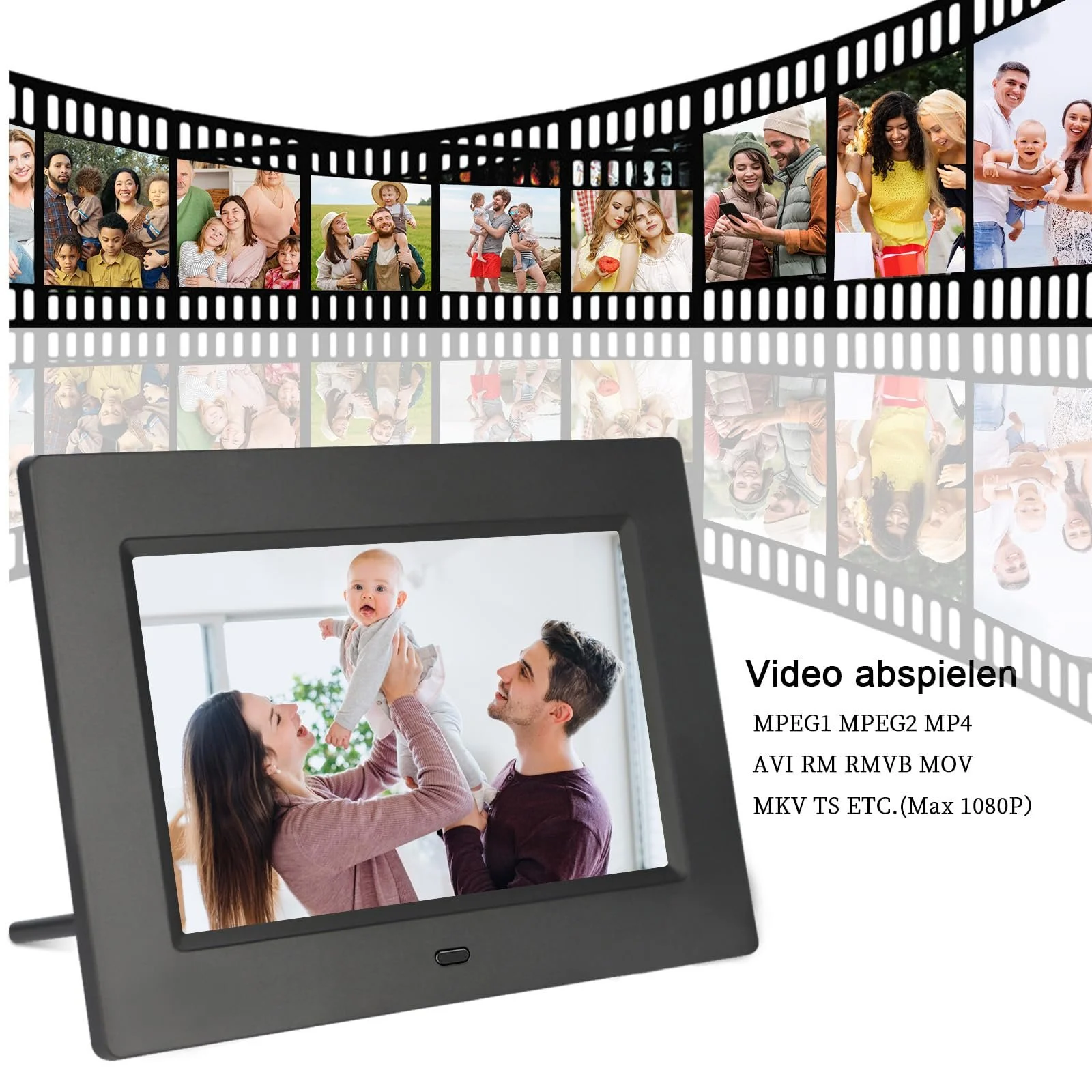 Цифровая фоторамка TSITSC 7" 1024 x 600 IPS USB SD, фото №6 Цифровая фоторамка TSITSC 7" 1024 x 600 IPS USB SD, фото №6