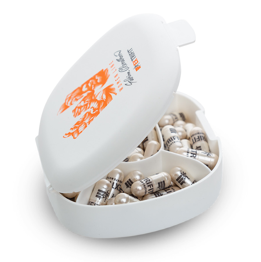 Таблетка Extrifit Pillbox Women Line White, фото №2