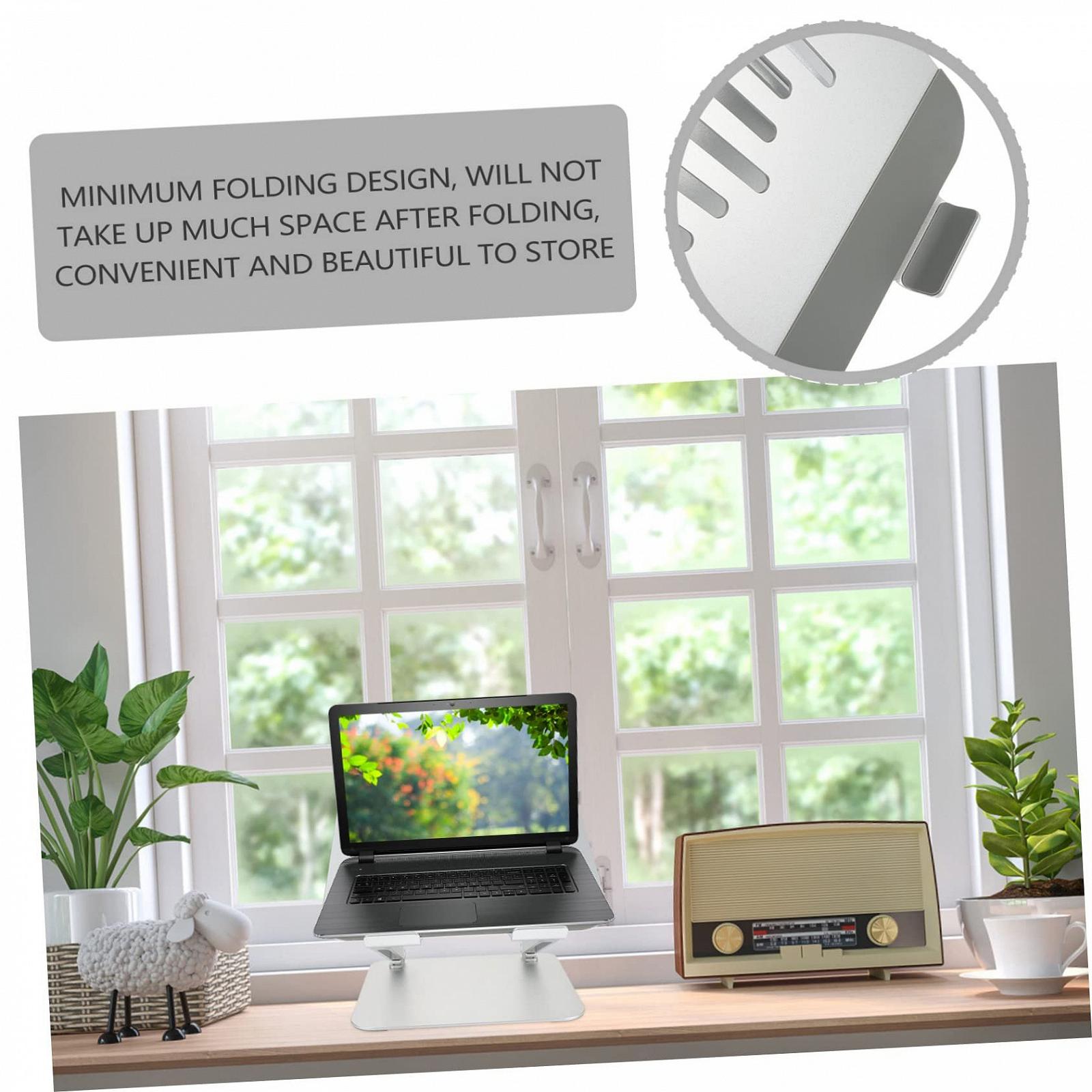 Підставка для ноутбука NUOBESTY Портативна Сріблястий, фото №8