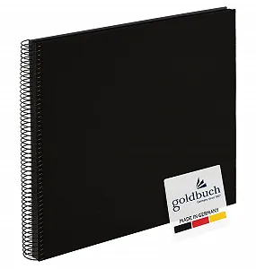 Спіральний альбом goldbuch Bella Vista 40 чорних сторінок - Фото 1