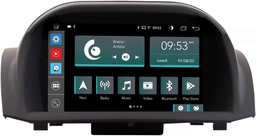 Штатная автомагнитола JFSOUND JF-137FF-X9C для Ford Fiesta 2013-16/7" / Сенсорная / 4/64Гб / Android / Apple CarPlay / Android Auto / Bluetooth / WI-FI / GPS / USB / DAB+, фото №1