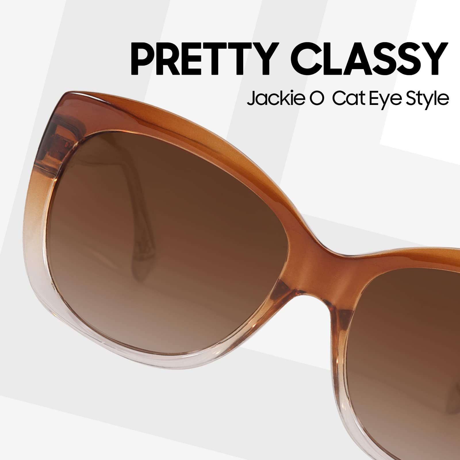 Вінтажні поляризовані сонцезахисні окуляри LVIOE для жінок UV400 захист, ультралегка оправа, фото №4 Вінтажні поляризовані сонцезахисні окуляри LVIOE для жінок UV400 захист, ультралегка оправа, фото №4