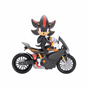 Фигурка подвижная Shadow из фильма Соник 3, 15.2 см, черная + мотоцикл Shadow Jakks Pacific - Фото 1