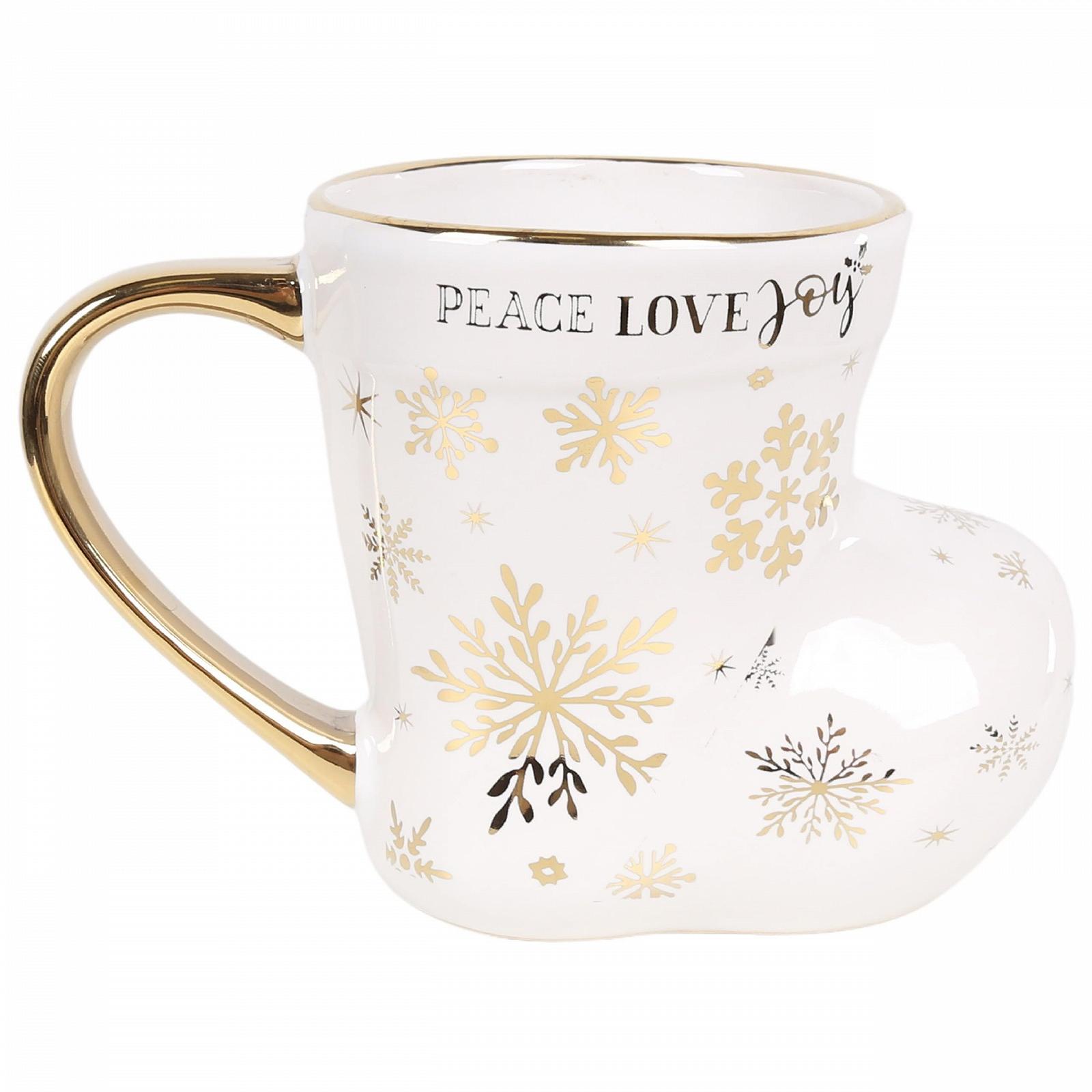 Різдвяна порцелянова кружка Білий Черевик у подарунковій коробці sarcia.eu 230 мл, фото №6