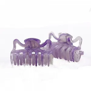 Набор мини-заколок для волос WeLoveBeads, примерно 3.5 см, фиолетовый - Фото 1