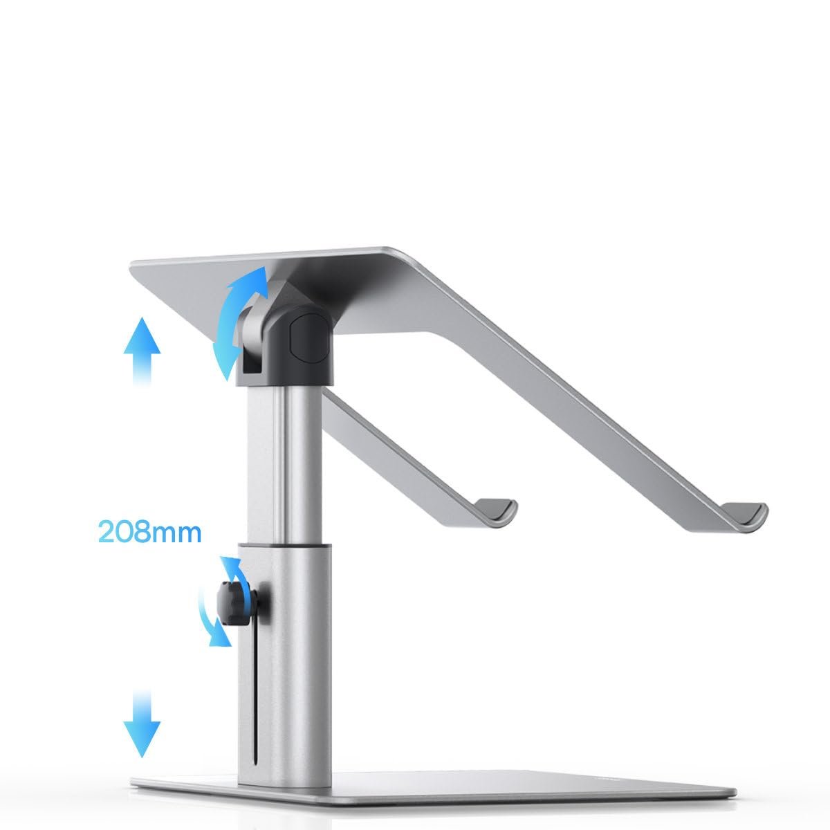 Подставка для ноутбука Baseus Metal Adjustable Silver, фото №8