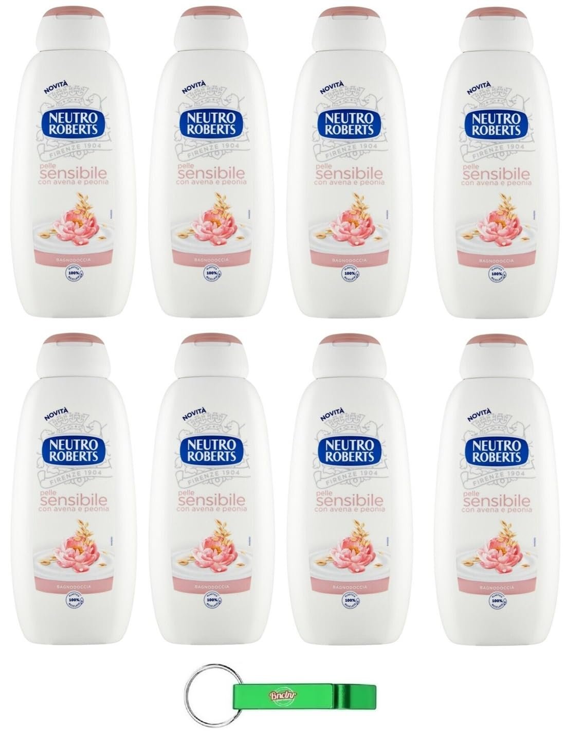 Гель для душу Neutro Roberts Bagnodoccia Pelle Sensibile con Avena e Peonia 450 ml 8 шт., фото №1 Гель для душу Neutro Roberts Bagnodoccia Pelle Sensibile con Avena e Peonia 450 ml 8 шт., фото №1