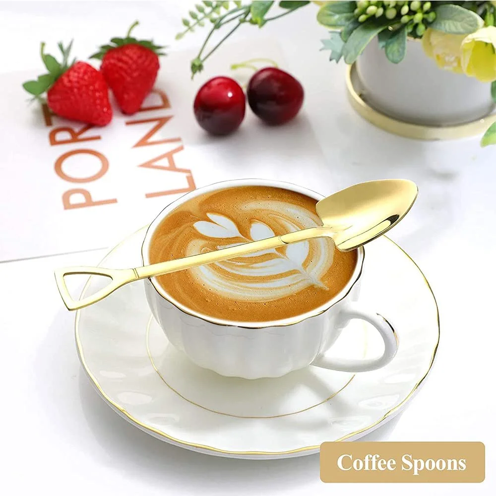 Ложка Spade Shape Кавова ложка для змішування з нержавіючої сталі, фото №5