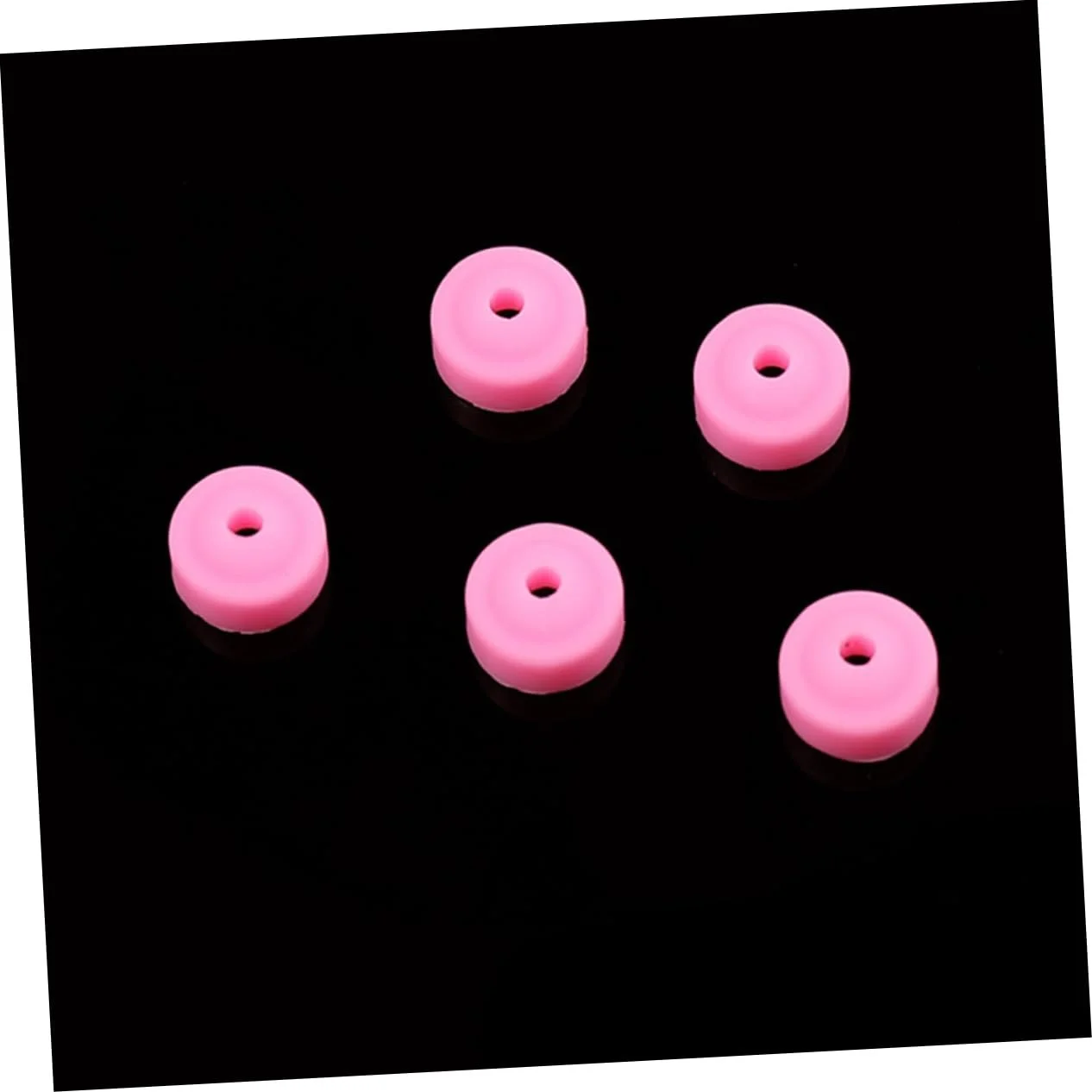 Держатель для насадок на дрель OATIPHO 15 шт., резиновый пылезащитный, розовый силикагель, фото №6