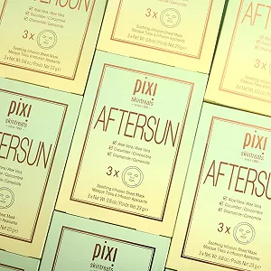 Тканинна Маска Pixi Beauty Aftersun Заспокійливий Догляд для Шкіри Алое Вера, Огірок і Ромашка 3 шт synthetic.ua - Фото 1