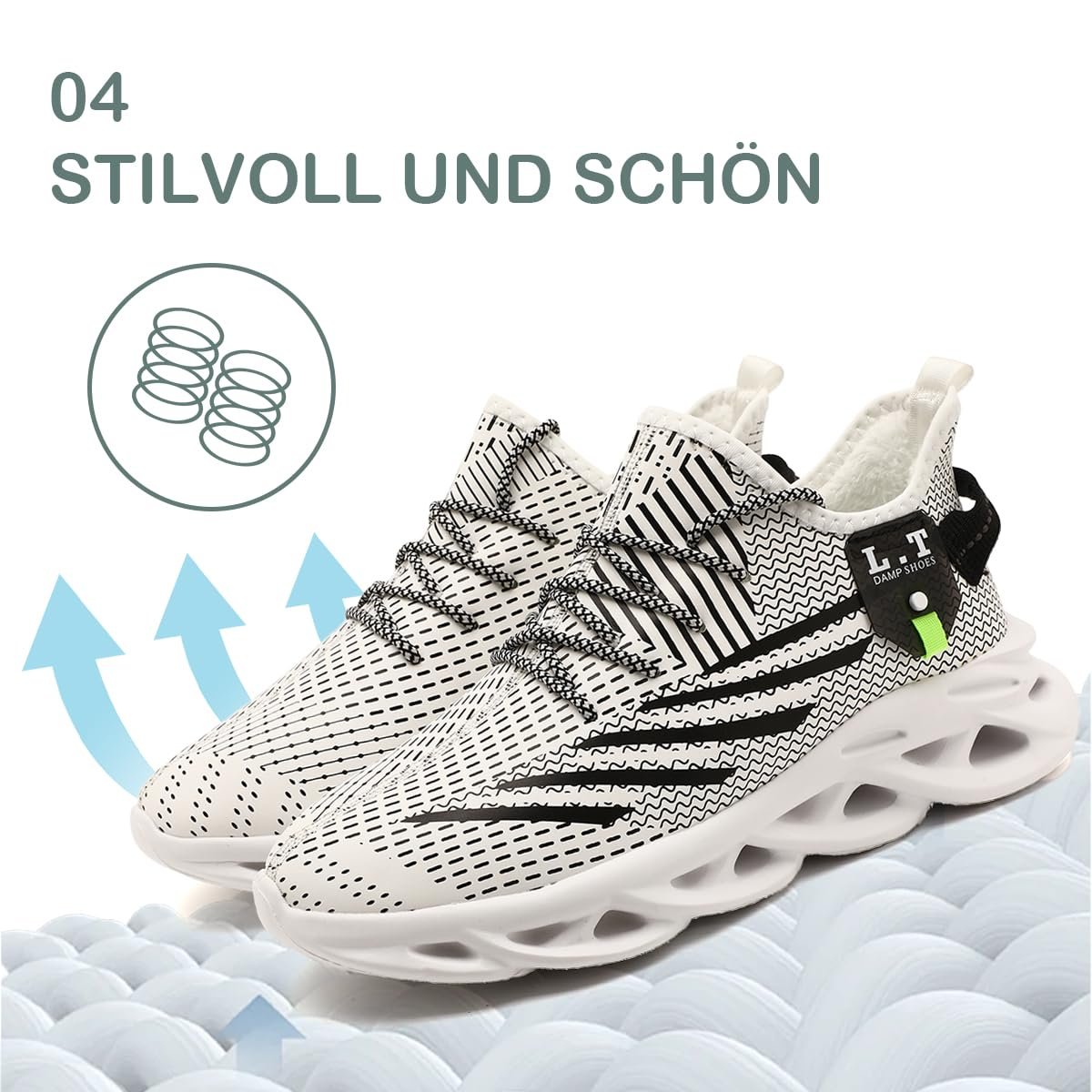 Чоловічі зимові утеплені черевики для вулиці ZDFQLGV Водонепроникні, фото №5