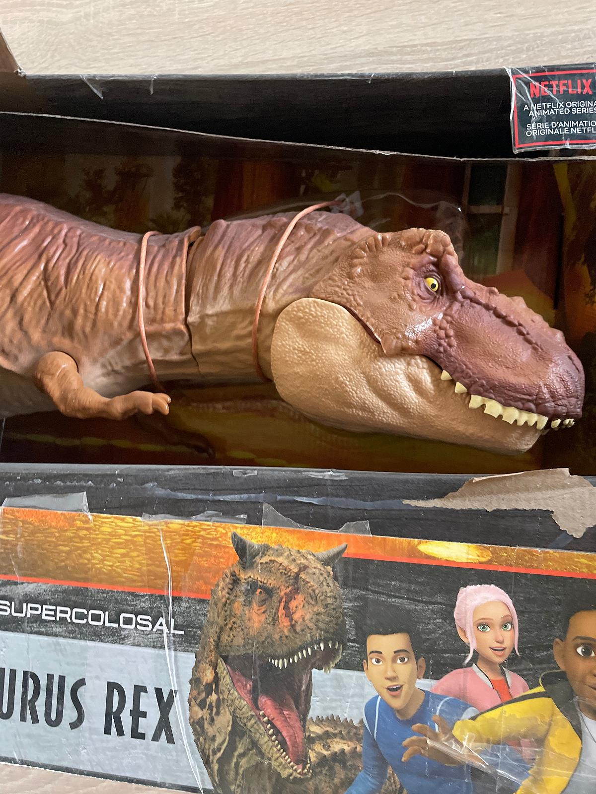Пластикова ігрова фігурка динозавра Jurassic World зламане кріплення для шиї, фото №3