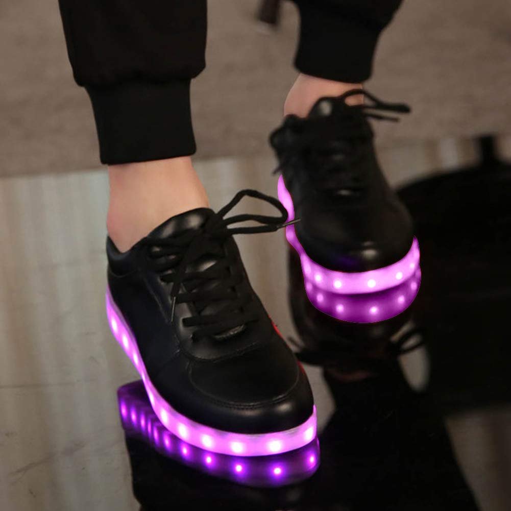 Кроссовки Padgene Светящиеся Светодиодные USB Зарядка Шнуровка, фото №4 Кроссовки Padgene Светящиеся Светодиодные USB Зарядка Шнуровка, фото №4