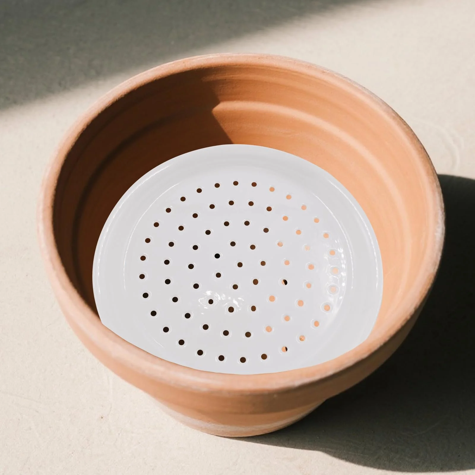 Вставки для квіткових горщиків 2 шт Круглі Білі 22 см та 26,5 см, фото №3 Вставки для квіткових горщиків 2 шт Круглі Білі 22 см та 26,5 см, фото №3