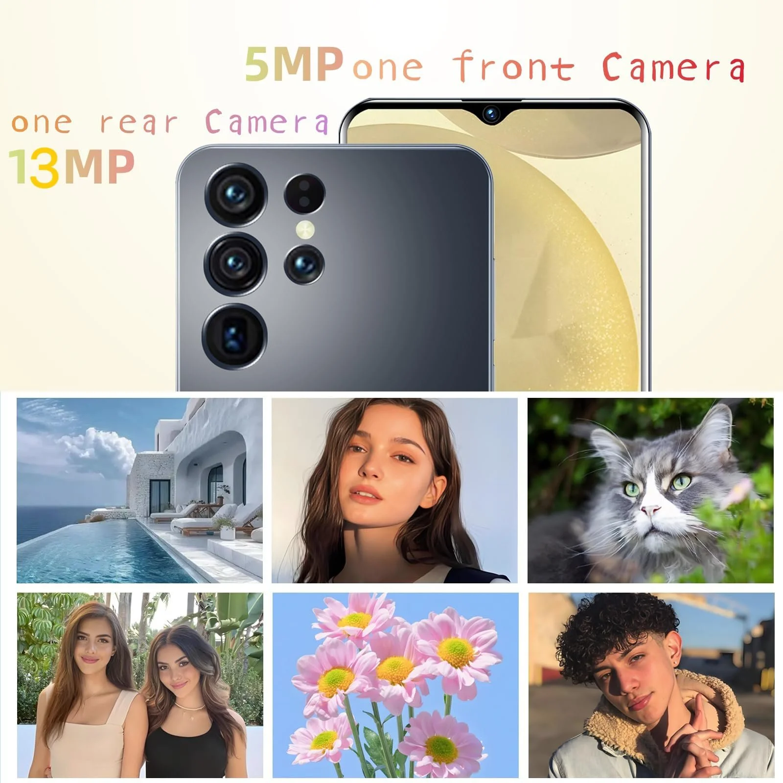 Смартфон 6.5" 4/64 ГБ 4G LTE 5/13 Мп 4000 мАч 8-ядерный, фото №4