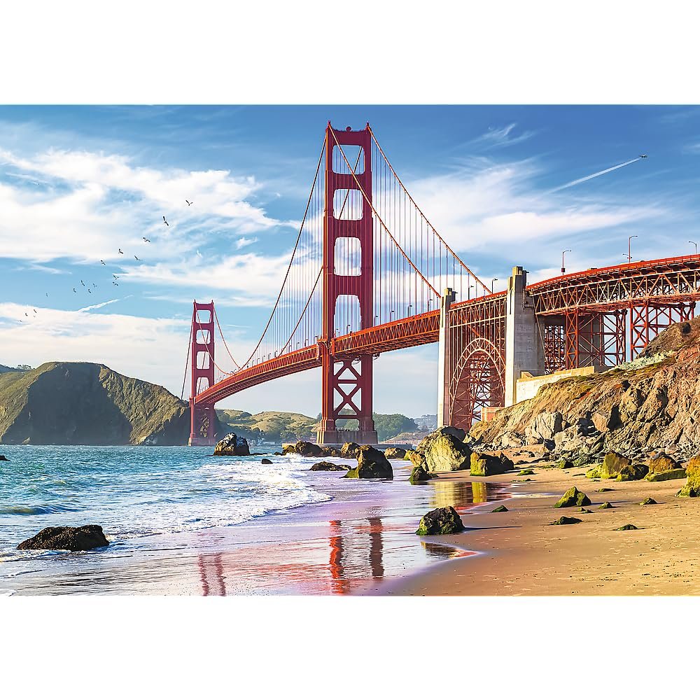 Пазл Trefl Golden Gate Bridge, San Francisco, USA 1000 елементів, фото №2