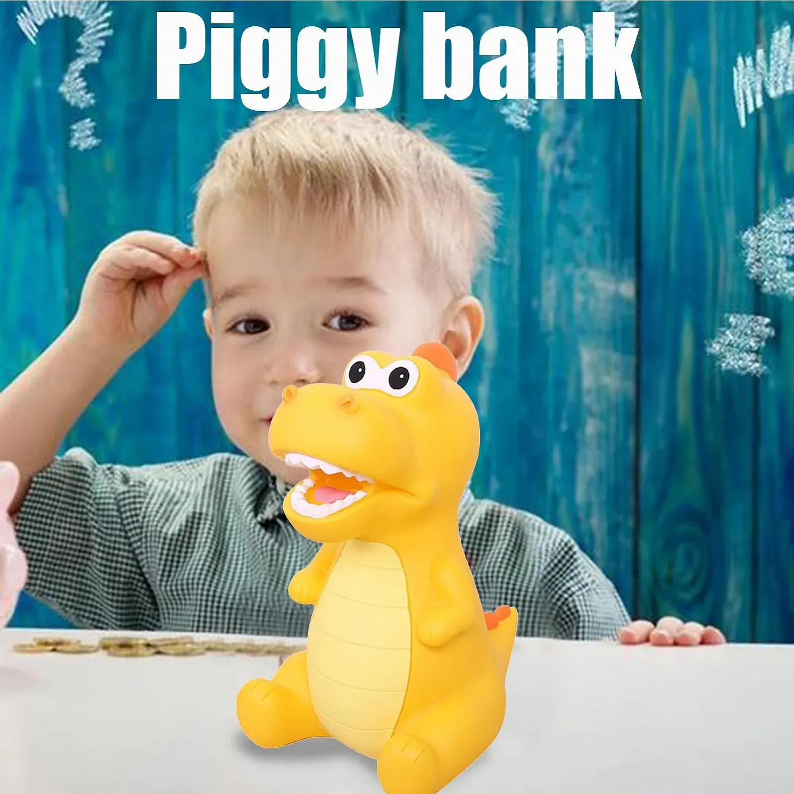 Скарбничка Динозавр мультяшна для хлопчиків та дівчаток, фото №3