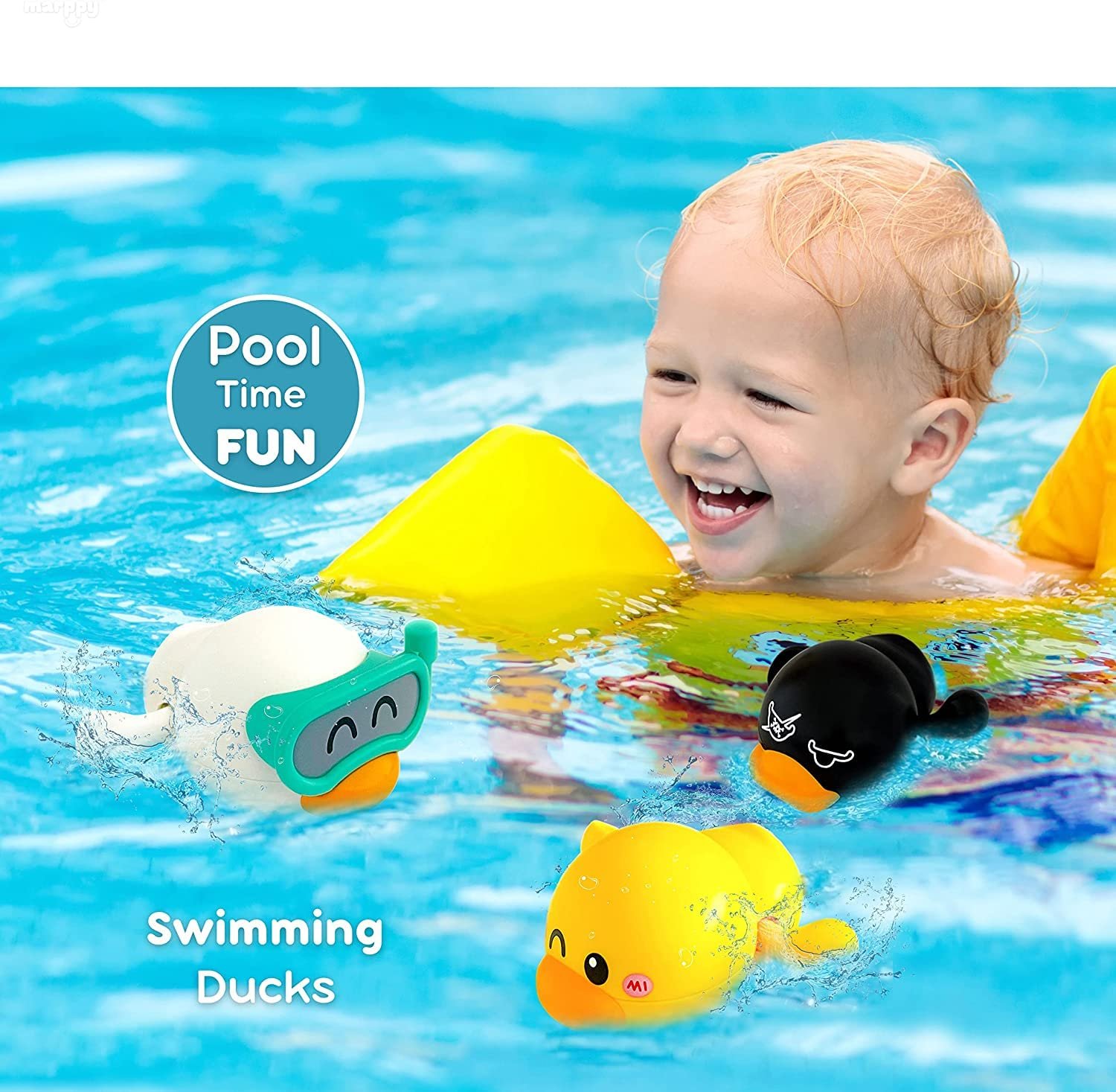 Іграшка для ванни Качка Заводна, фото №6