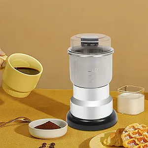 Электрическая мельница для специй и кофе, 300 Вт Многофункциональная мельница для кофейных зерен, орехов, специй и зерна synthetic.ua - Фото 1