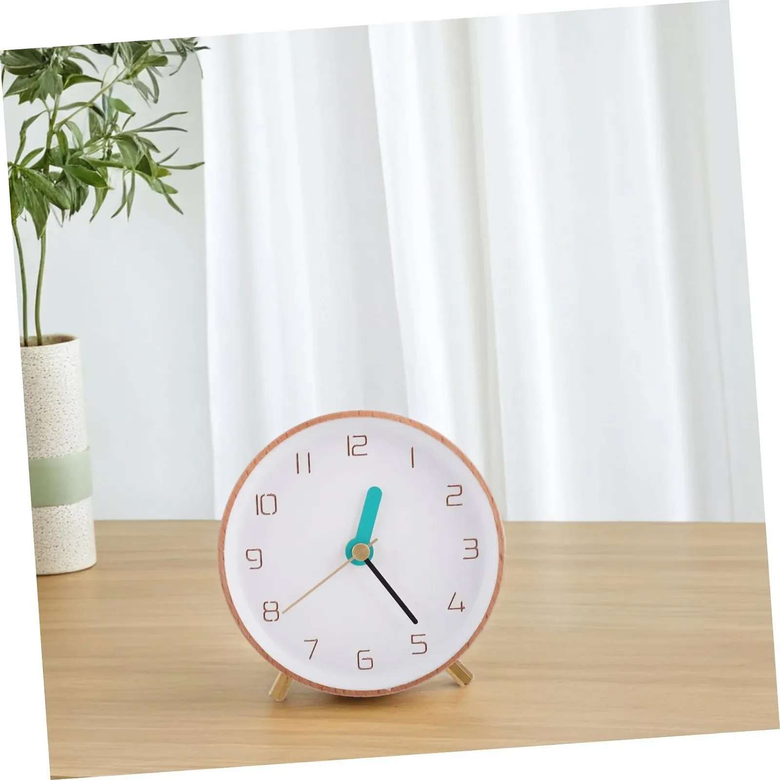 Настільний годинник MUCKLILY, пластик, білий, фото №5 Настільний годинник MUCKLILY, пластик, білий, фото №5