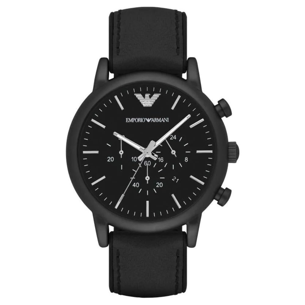 Хронограф Emporio Armani Мужской, черный, один размер, фото №1